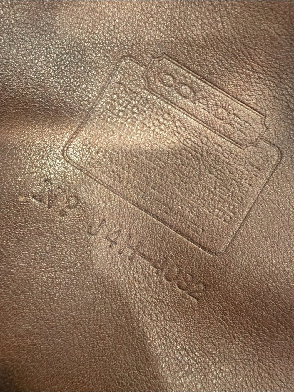 Coach Brown bucket large vintage Leather Tote bag - Picture 10 of 11
